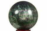 Large, Colorful Banded Fluorite Sphere ( lbs) - China #322934-1